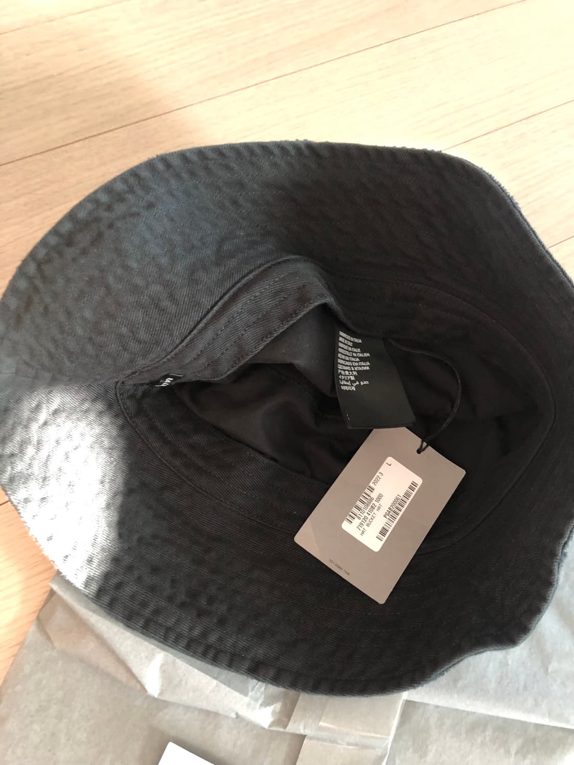 [L] 발렌시아가 버킷햇 블랙 상품이미지2