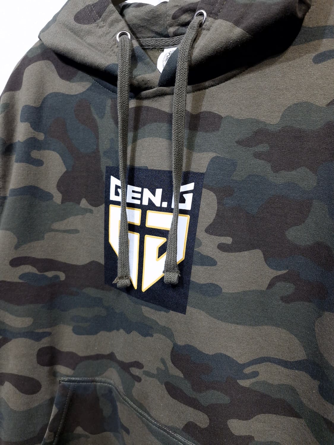 [새상품]LCK 롤 젠지 카모 후드티 상품이미지4