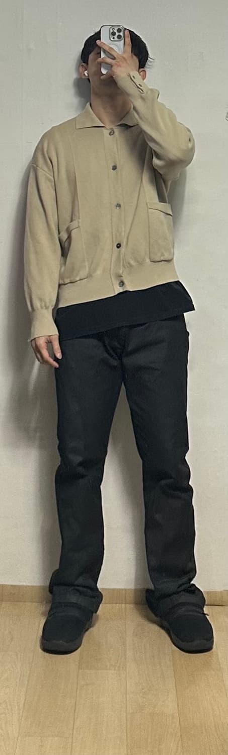 엘무드 오디너리 카라 포켓 가디건 상품이미지5