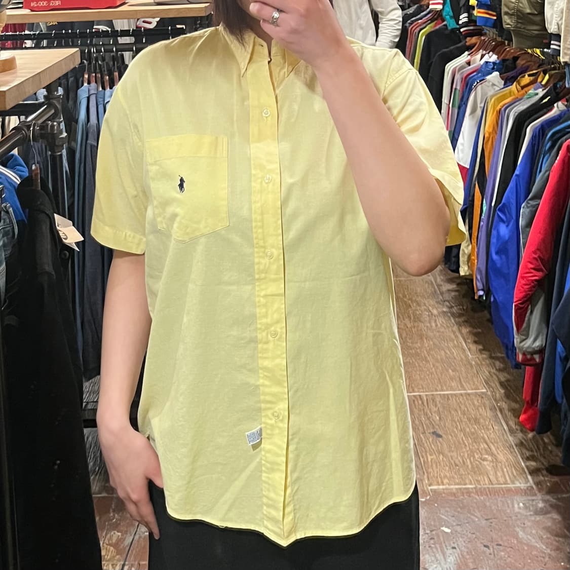 [HI] 폴로 반팔 셔츠 옐로우 상품이미지1