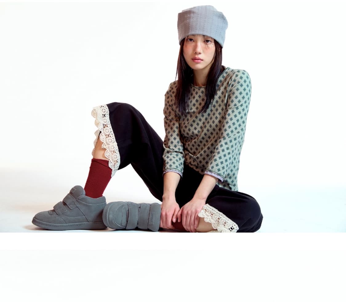 🍀코이세이오 플라워 카프리 슬리브-라이트 카키🍀 상품이미지1