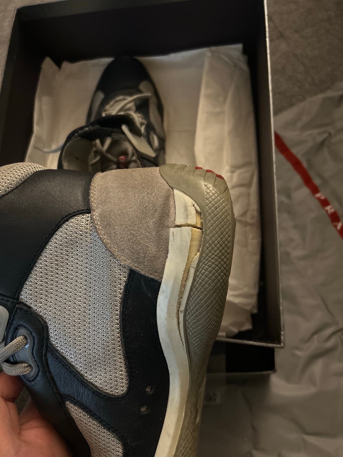 Prada 아메리카컵 하이 7 (270~275) 풀 박스 상품이미지7