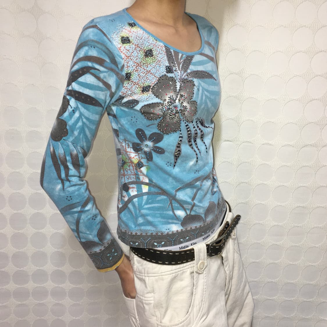 custo barcelona 비즈 긴팔 티 상품이미지1