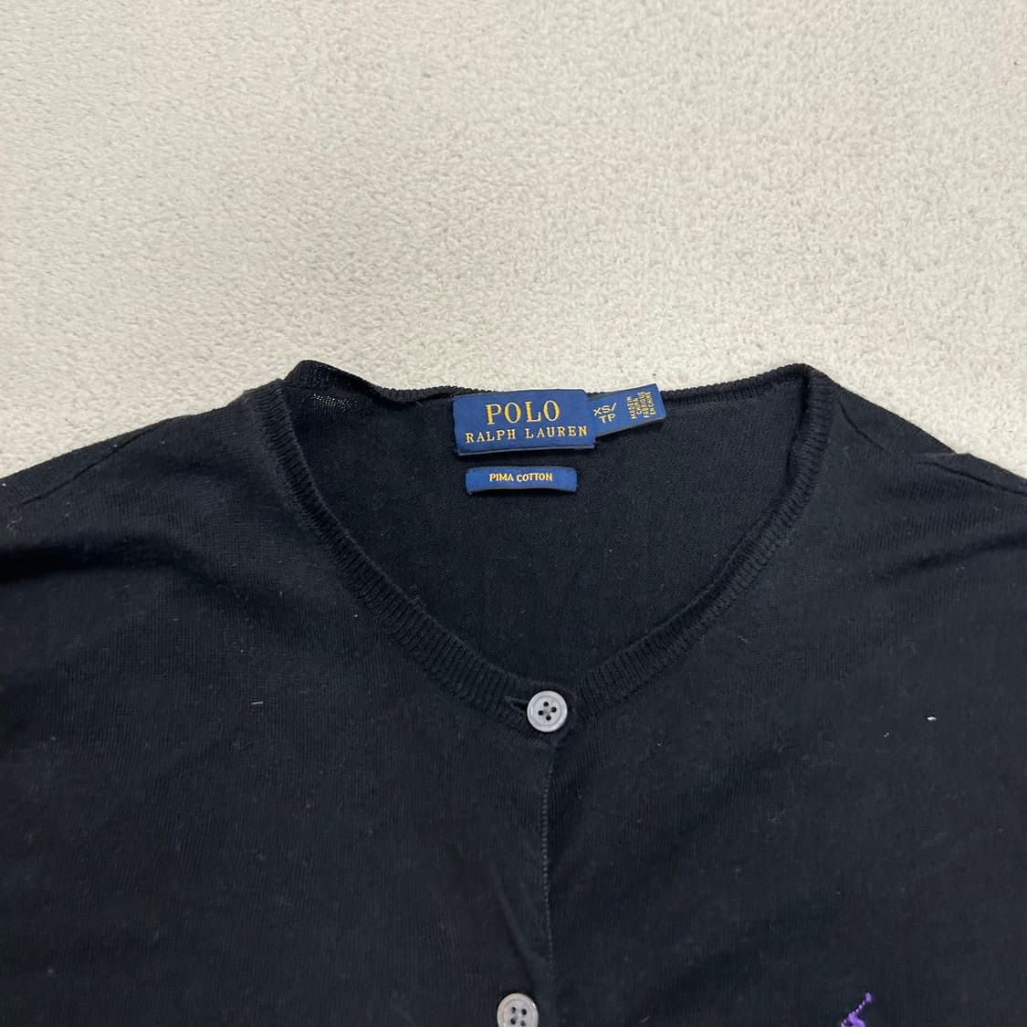 Polo black cardigan 상품이미지6