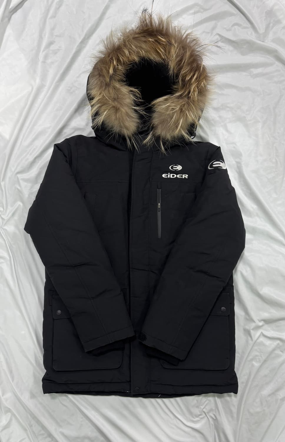 아이더 스텔라 다운 라쿤퍼 자켓 패딩 XS 상품이미지1