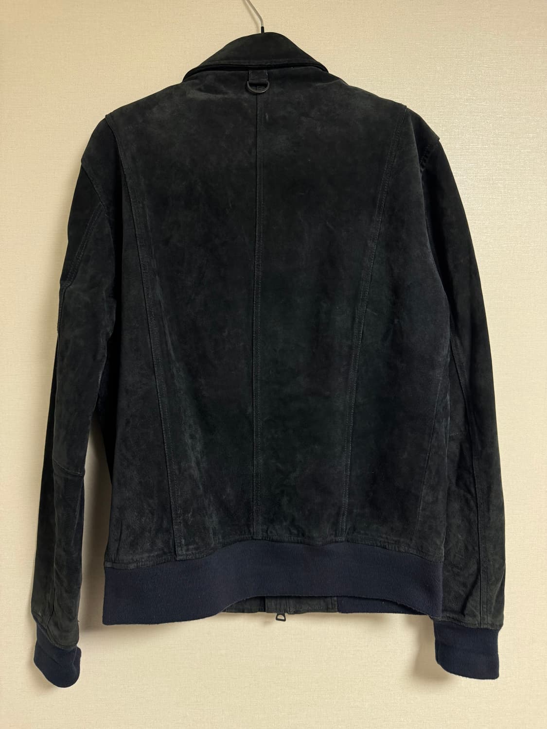 망고 다크네이비 스웨이드(리얼돈피) 투웨이자켓 L(L) 상품이미지3