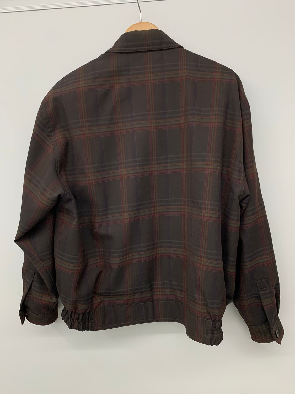 입생로랑 90s 체크 봄버 상품이미지4