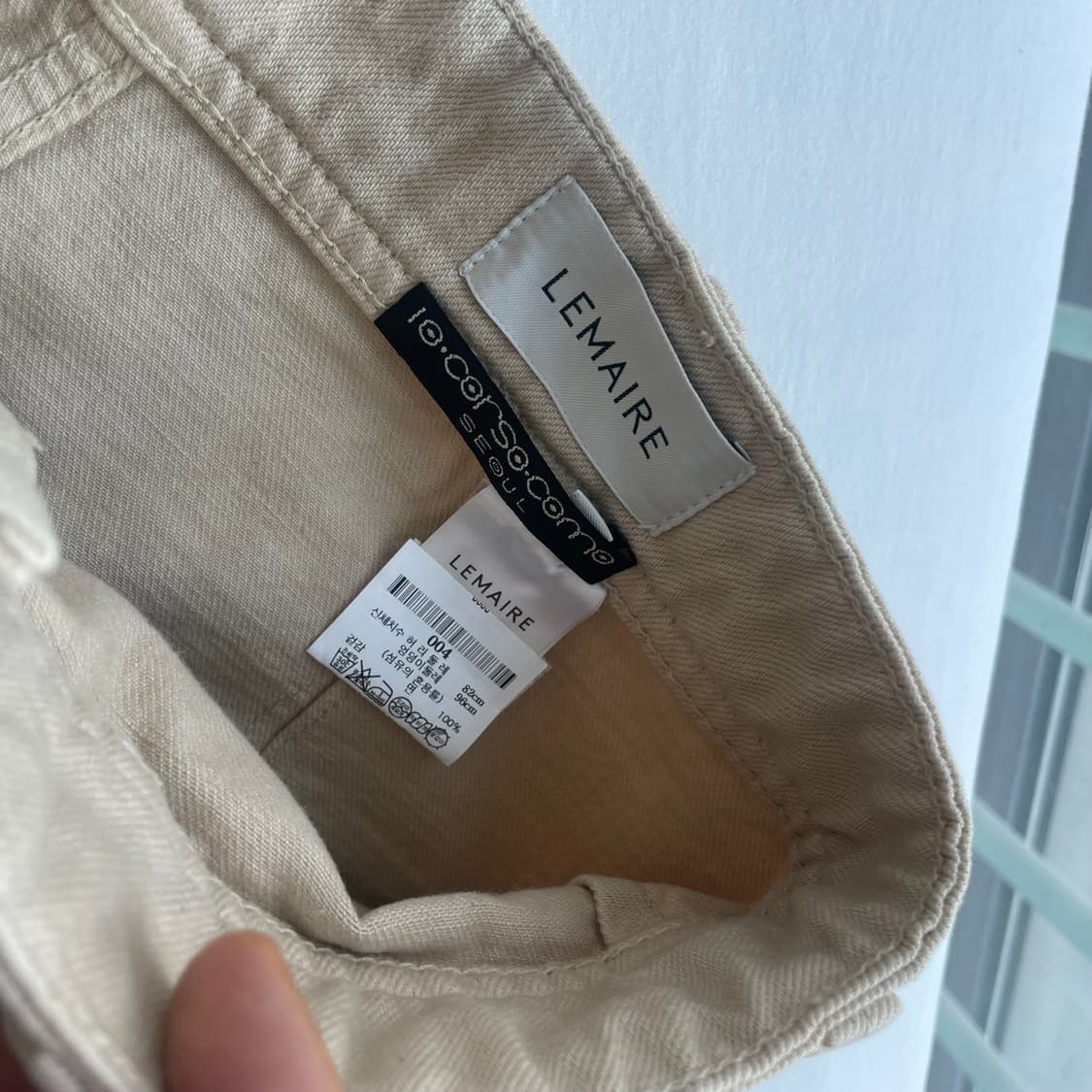 르메르 세일러 팬츠 탄베이지 48  상품이미지2