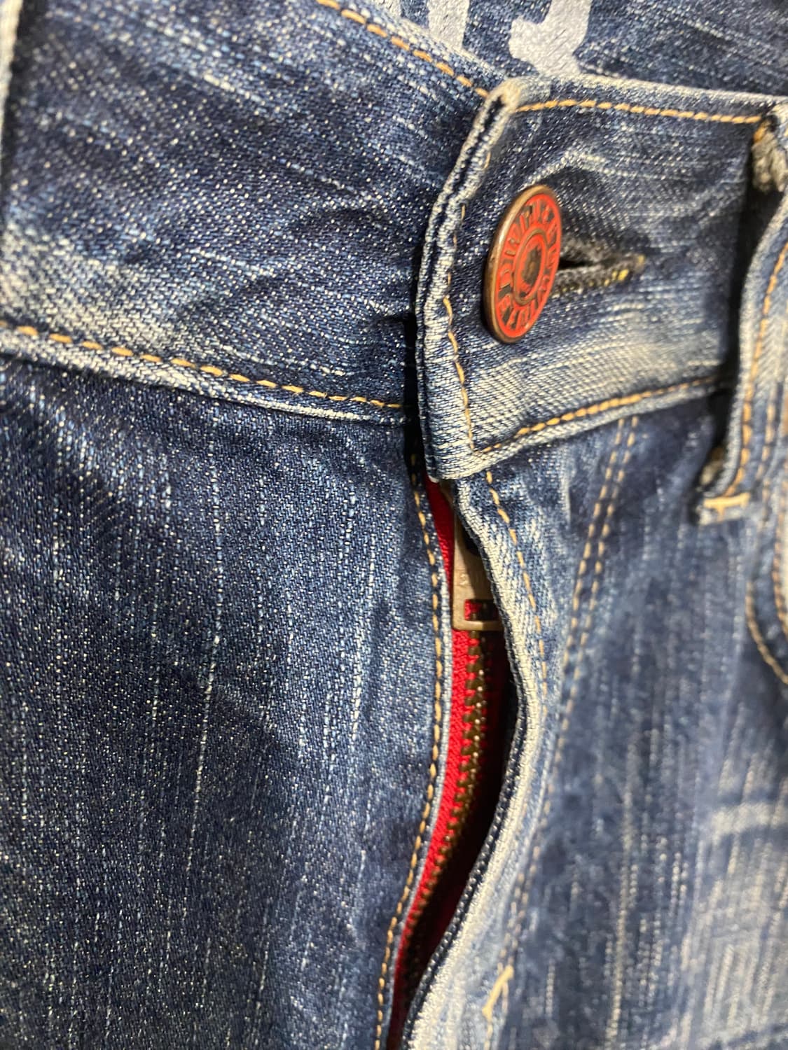 00's EDWIN blue trip 503 flare denim 상품이미지9