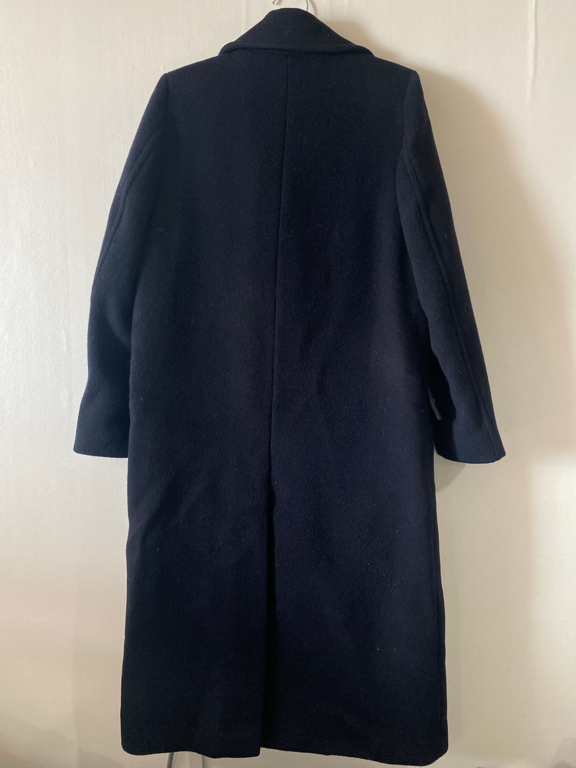 새상품)쉬즈미스 네이비 더블 롱코트 55 상품이미지4