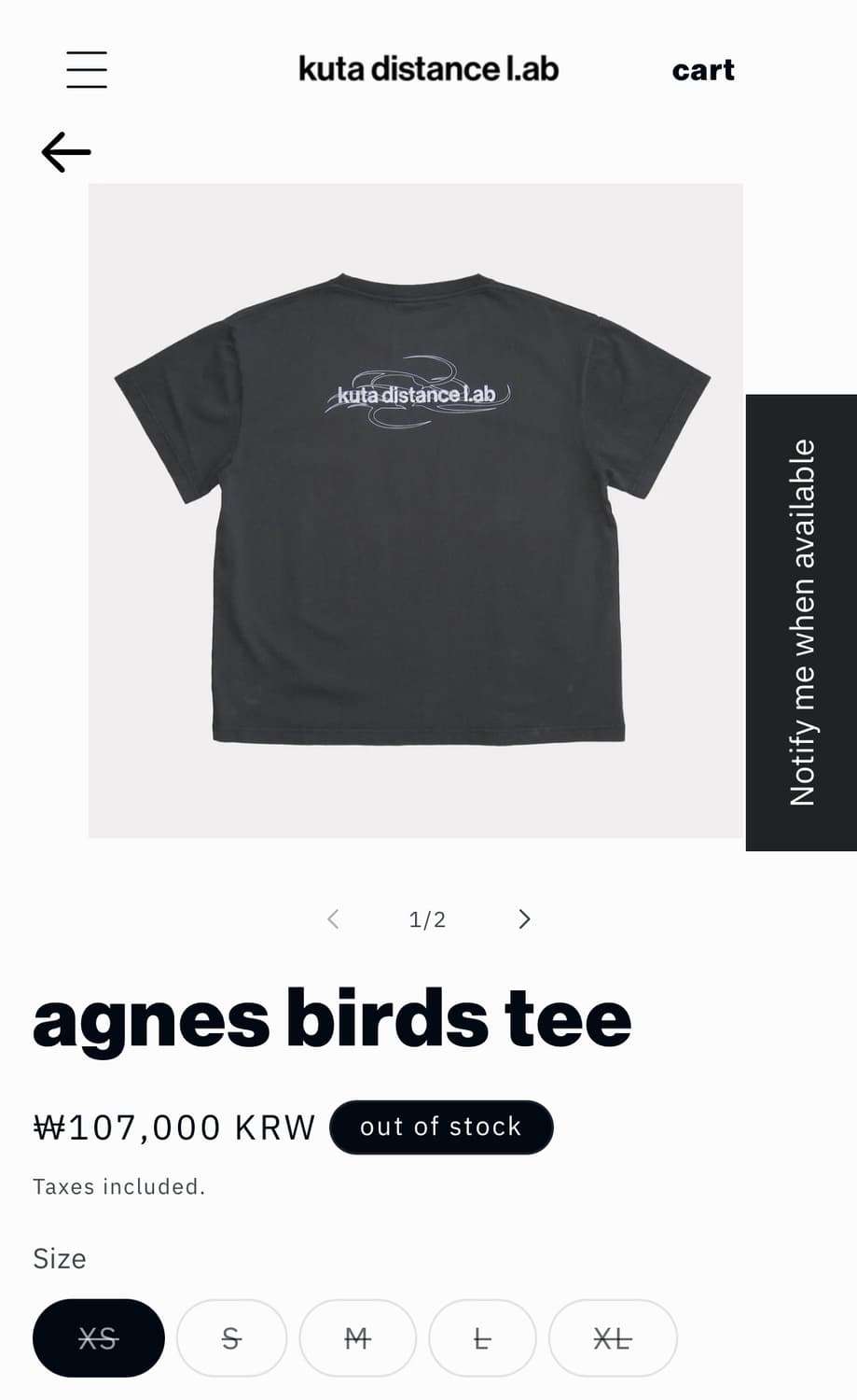 Kuta distance agnes birds tee 상품이미지1