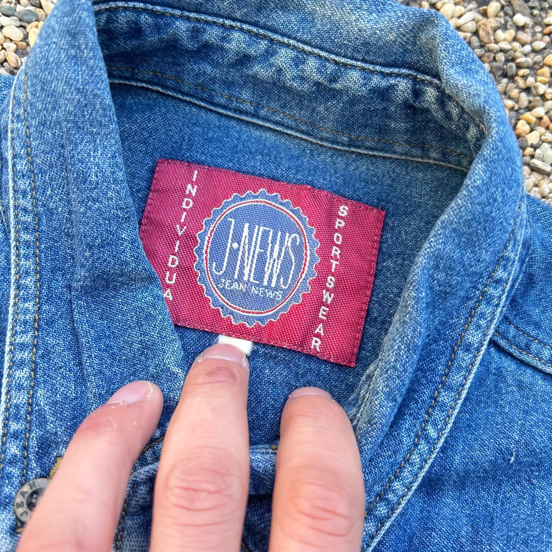 J news 빈티지 데님 셔츠 상품이미지4