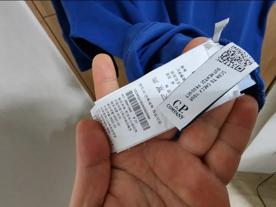 (XL)CP컴퍼니 22SS 헤비 저지 렌즈와팬 크루넥 반팔 티셔츠 상품이미지5