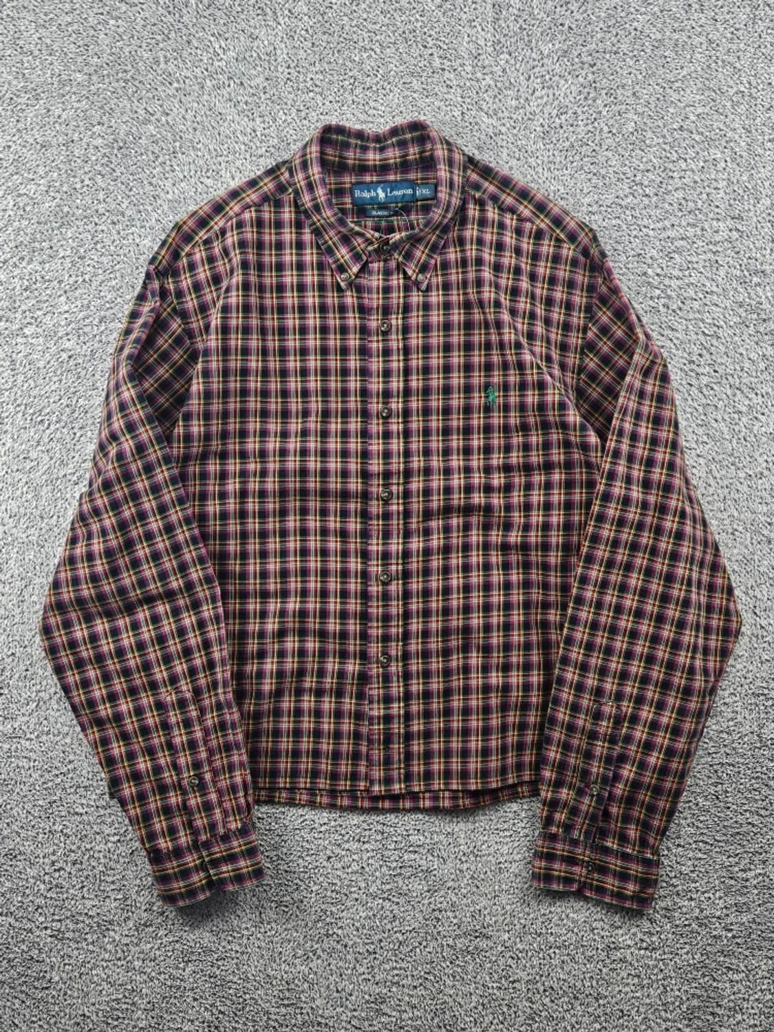 폴로랄프로렌 크롭 커스텀 체크 셔츠 ( XL ) / 11515 상품이미지2