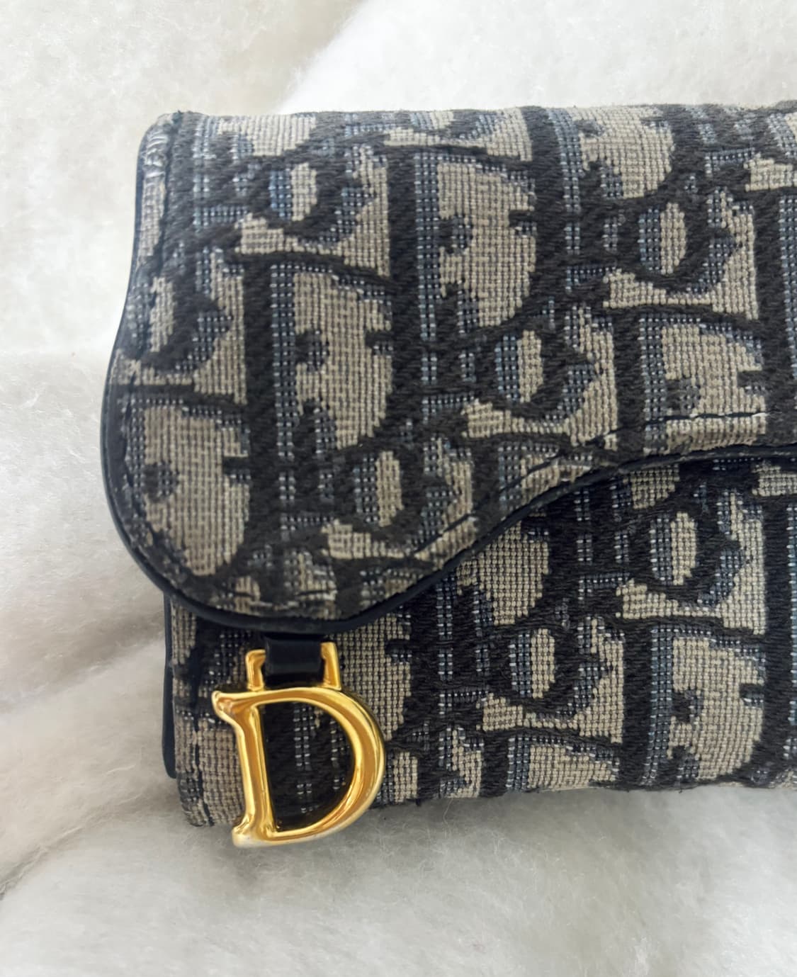 [정품]디올 오블리크 자카드 로터스 반지갑 상품이미지5