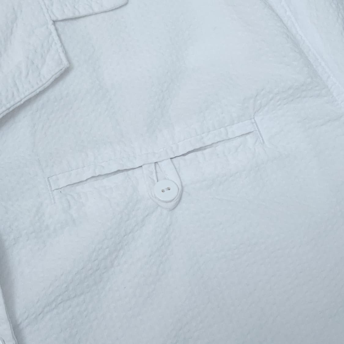 (M)아디다스 여성 반팔 셔츠 오픈카라 시어서커 포플린 남방 상품이미지5