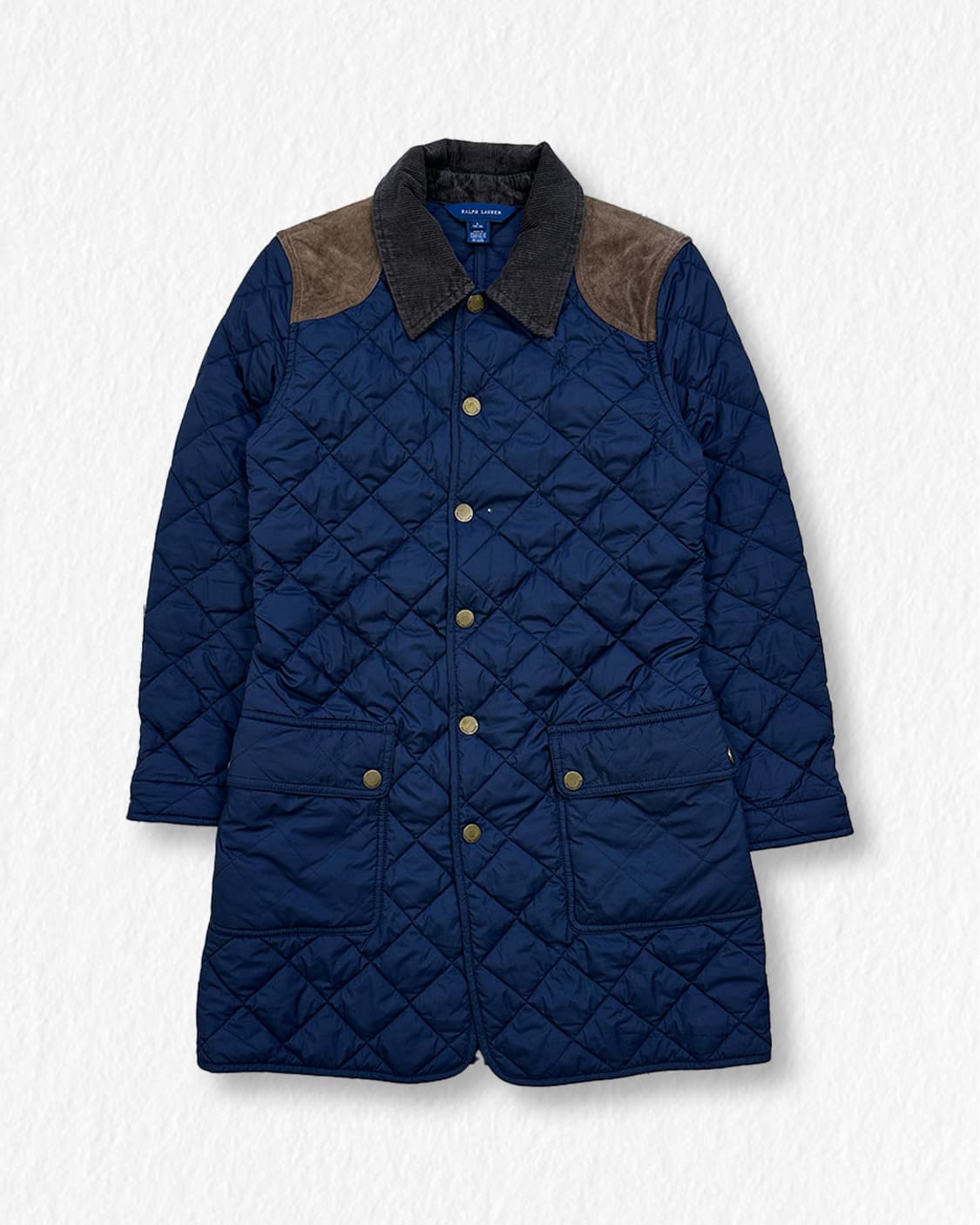 랄프로렌 코듀로이 카라 퀼팅 자켓 상품이미지1
