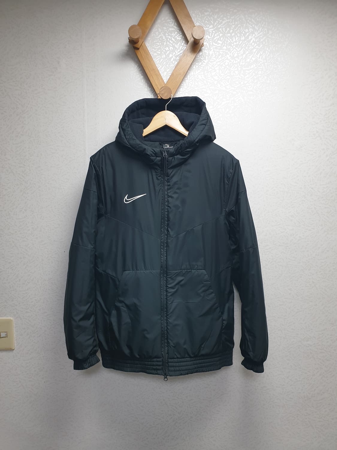 [남95~100] 나이키 드라이아카데미 후드패딩 블랙 상품이미지1