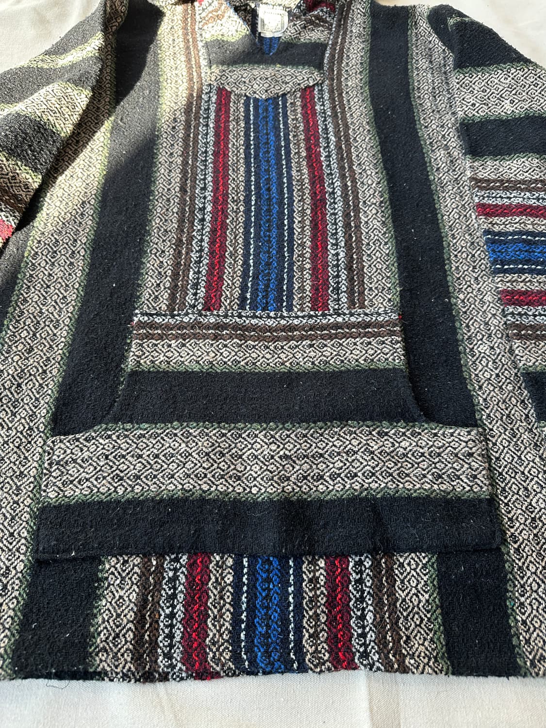 멕시칸 바자 풀오버 니트 후디 L-XL 상품이미지5