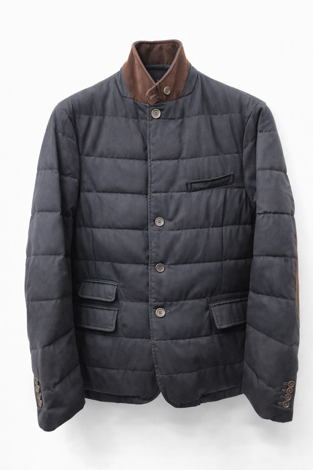 플로 랄프로렌 고트 스킨 배색 패딩 자켓 L 상품이미지1