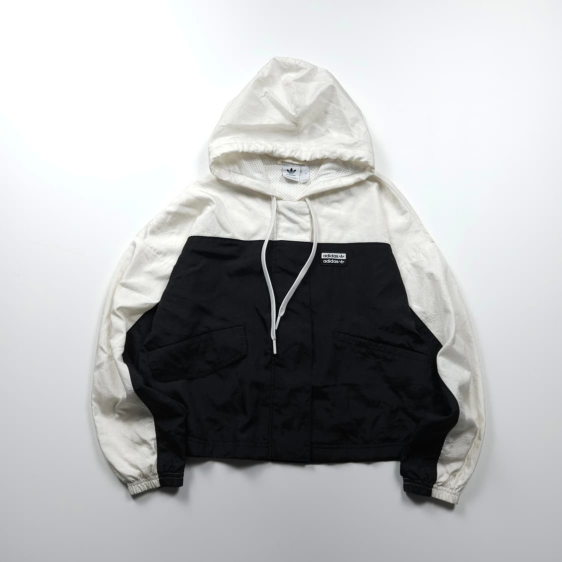 아디다스 빅로고 나일론 우븐 크롭 트랙 자켓 (90) 상품이미지1