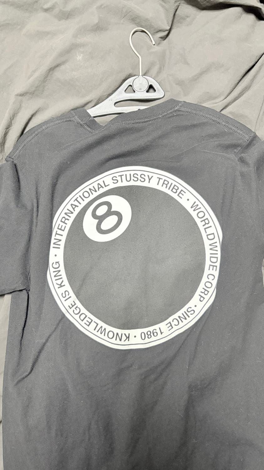 스투시 에잇볼 반팔 티셔츠 블랙 M 상품이미지1