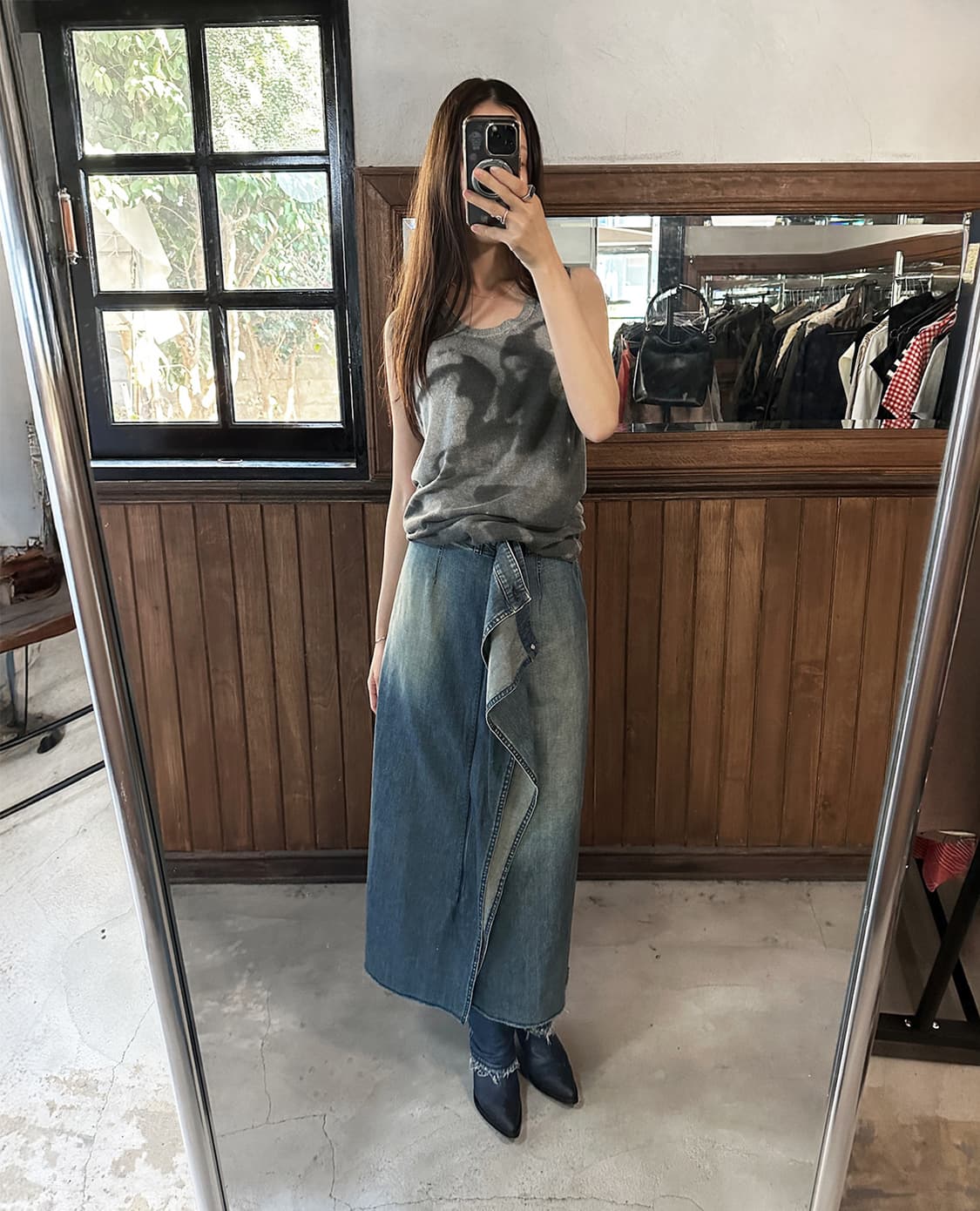 MM6 MAISON MARGIELA denim skirt 상품이미지2