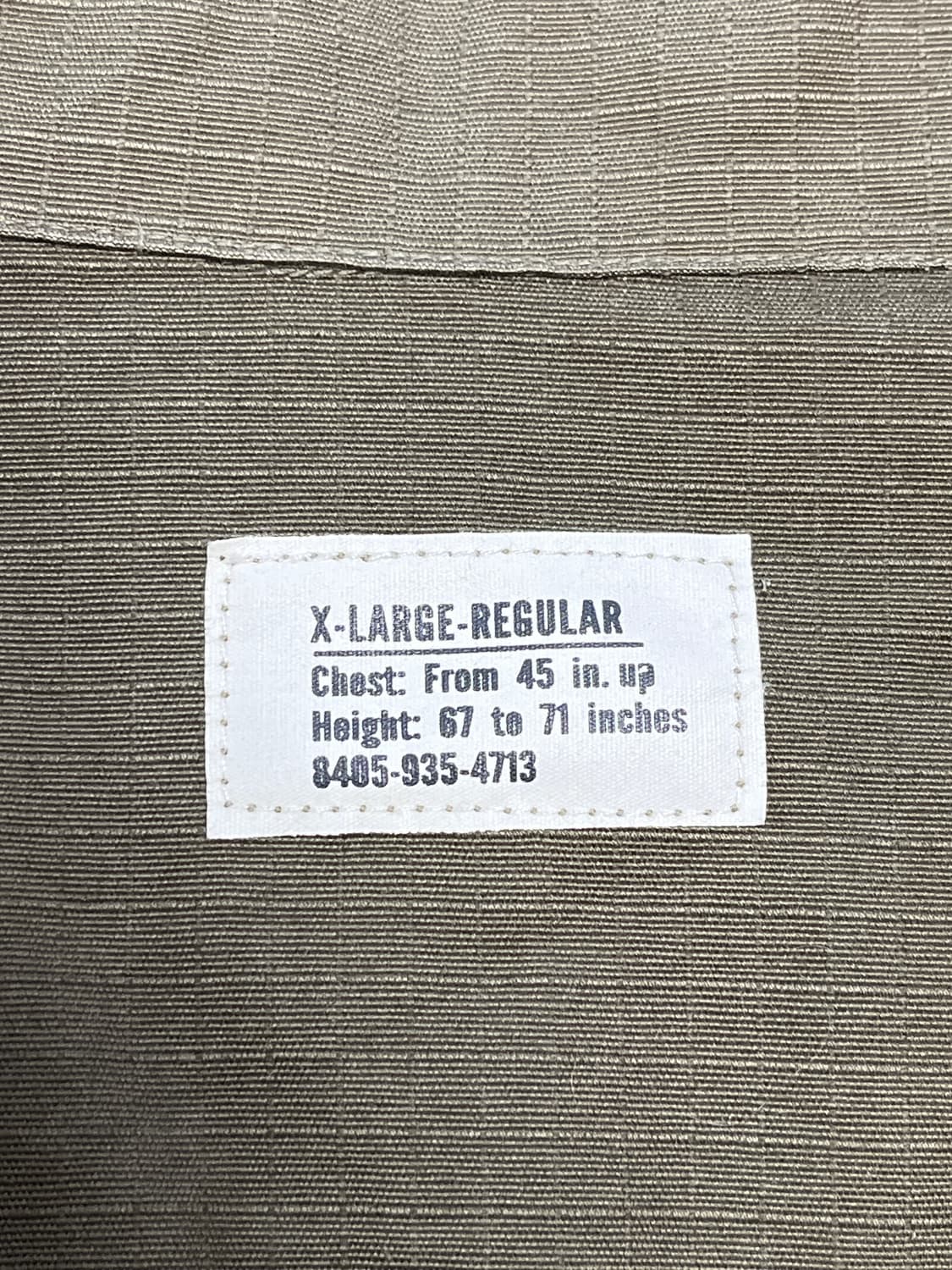 [XL] 논스탁 OG107 XL 레귤러 정글퍼티그 립스탑 자켓 상품이미지3