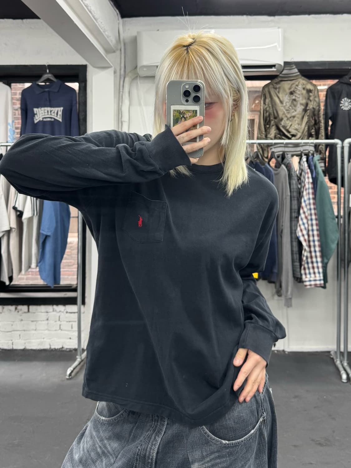 폴로 랄프로렌 포켓 롱슬리브 상품이미지4