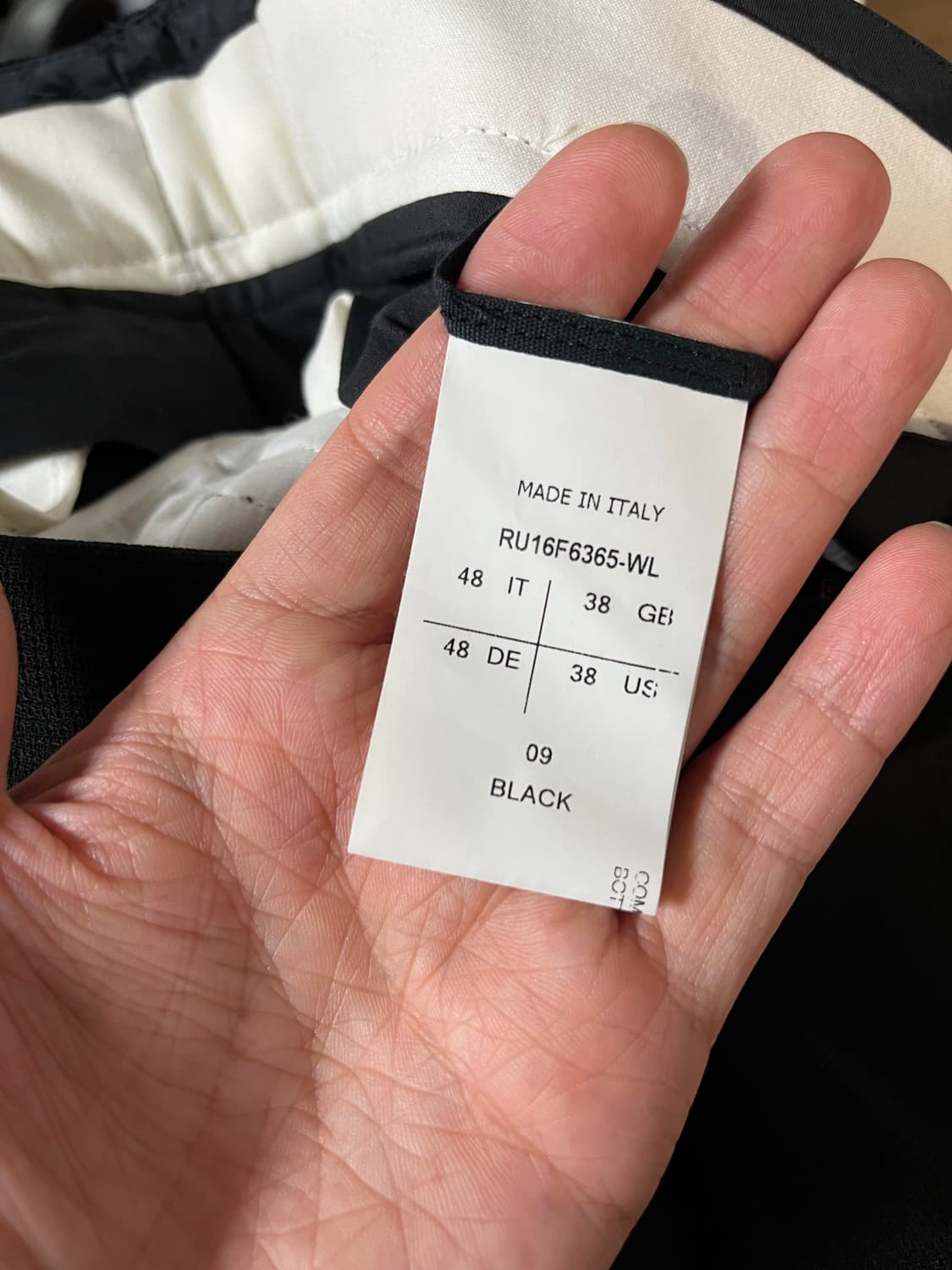 16ss Rick Owens 릭오웬스 슬랙스 팬츠 바지 48사이즈 상품이미지7