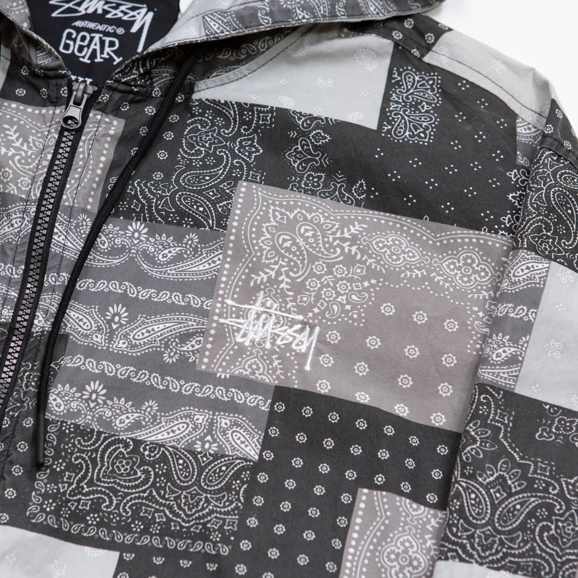 00s 스투시 페이즐리 후디드 자켓 상품이미지2