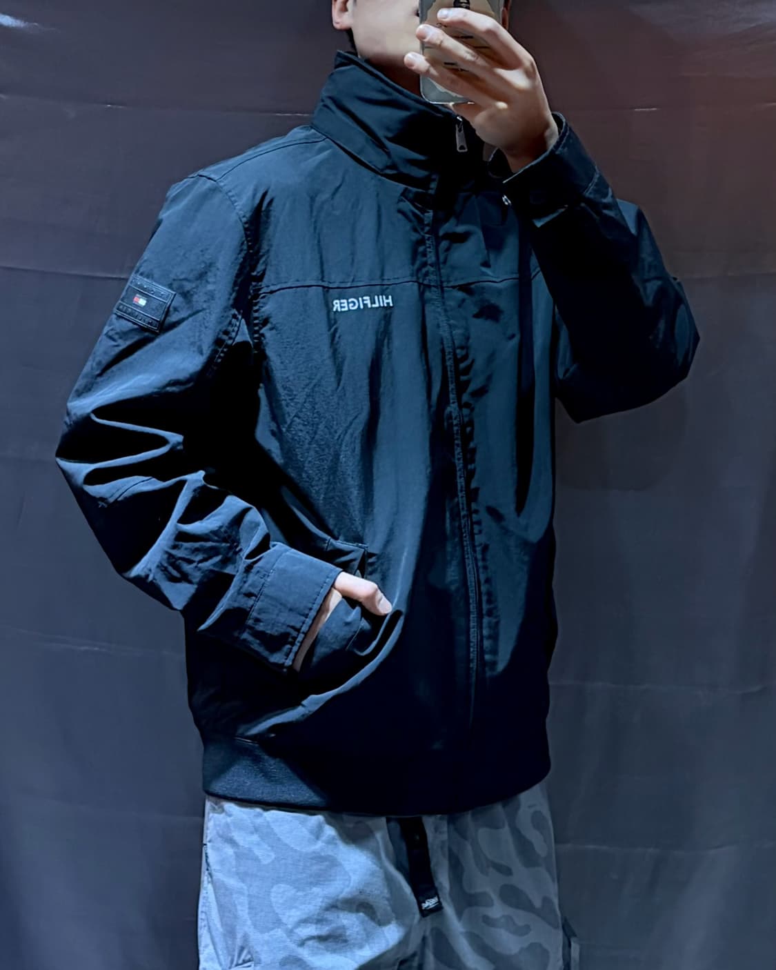 L Tommy 타미힐피거 USA 나일론 자켓 상품이미지1