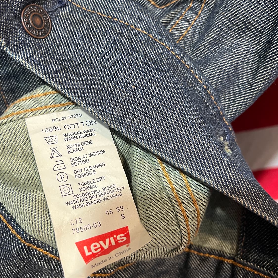 리바이스 데님 자켓 상품이미지4