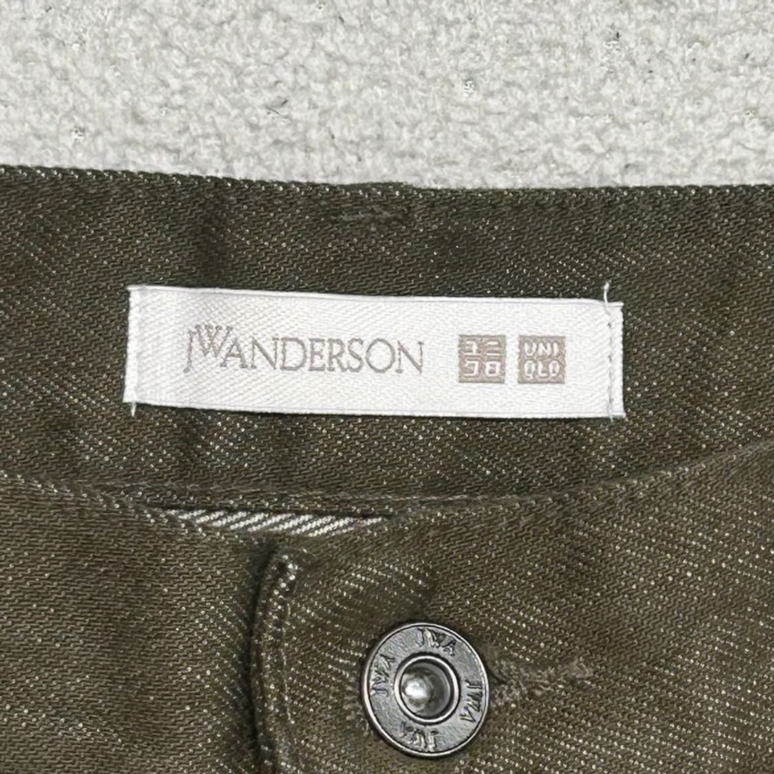 유니클로 X JW앤더슨 카키 헤리티지 스트레이트 진 7 상품이미지4