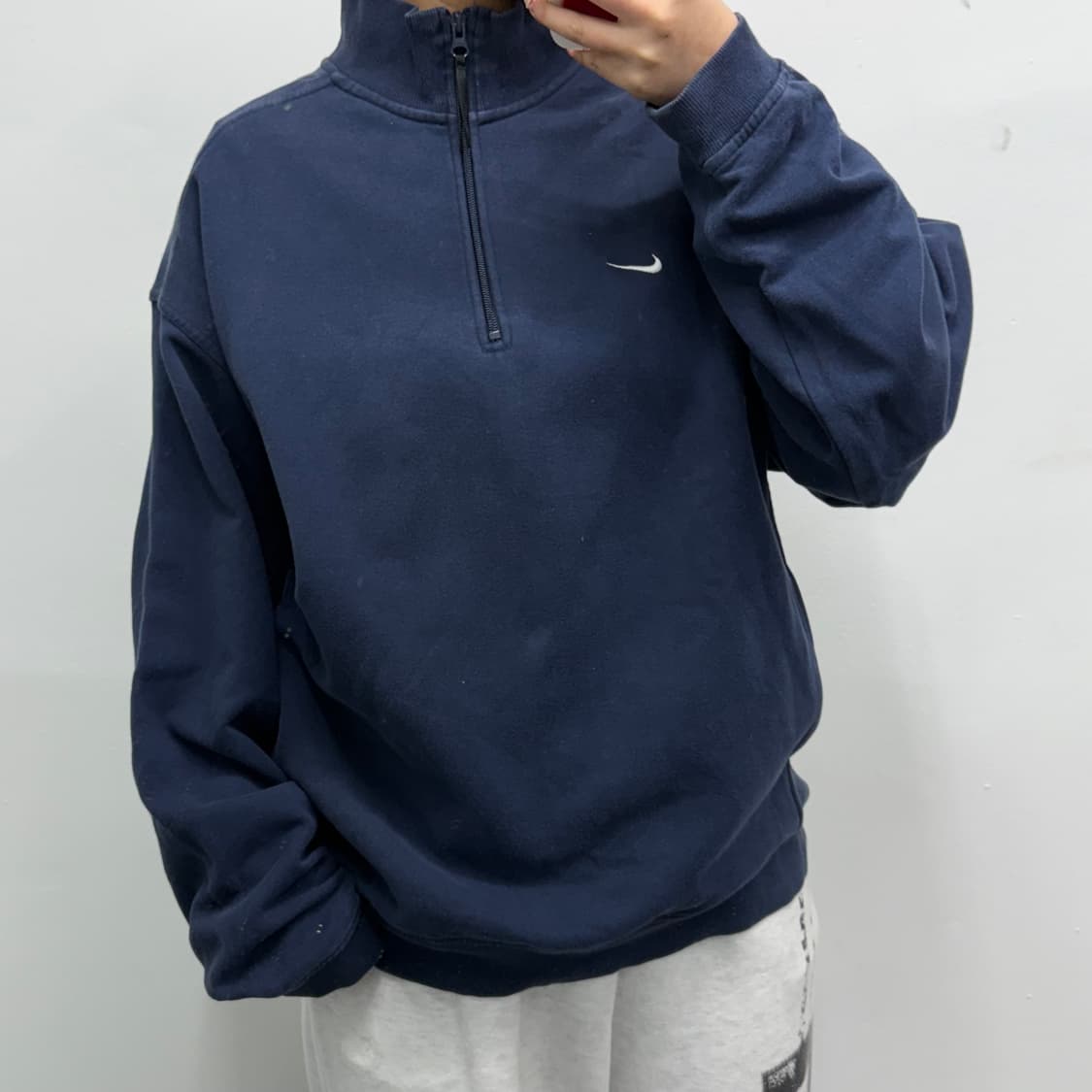 [L] 나이키 네이비 하프집업 상품이미지2