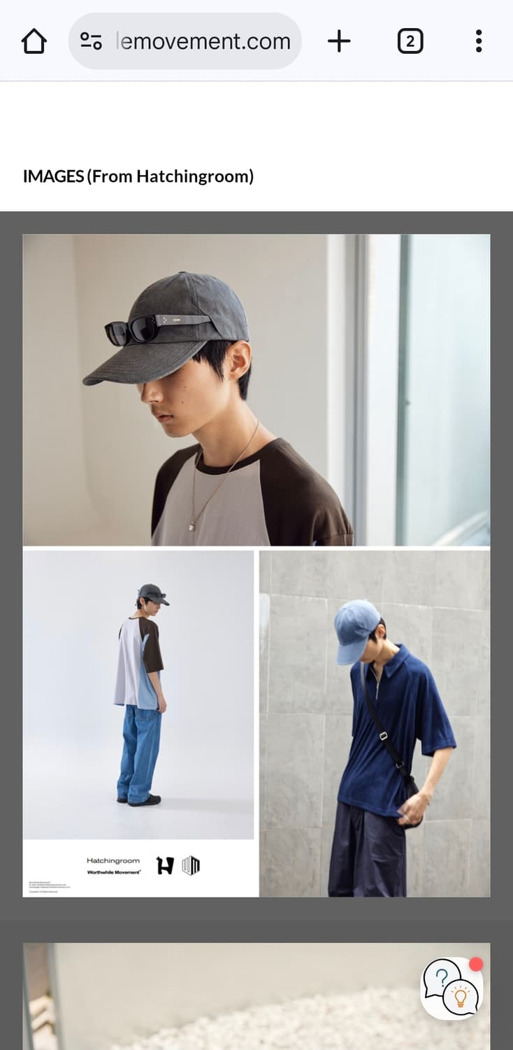 해칭룸 월스와일무브먼트 볼캡 워시드블랙 OS 상품이미지2