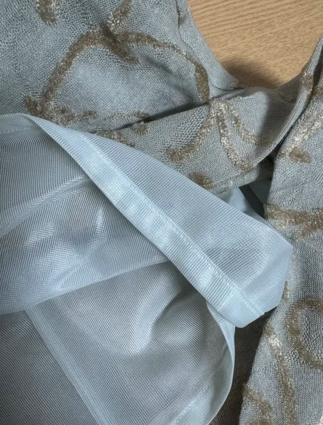 vtg 빈티지 자카드 플라워 롱스커트  상품이미지3