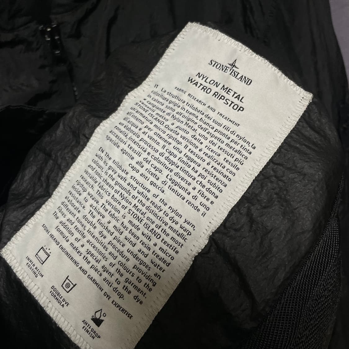 3xl 스톤아일랜드 나일론 메탈 후드 바람막이 상품이미지5