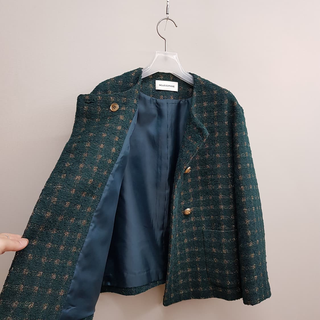 모조에스핀 2021 루즈핏 더블 자켓 55사이즈 상품이미지6