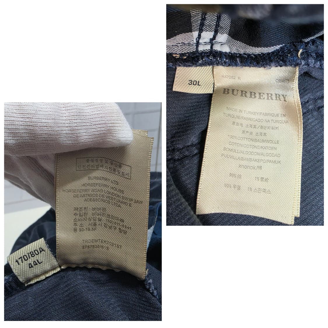 버버리 런던 골지 벨벳 팬츠 바지 슬랙스 30~31사이즈 상품이미지9