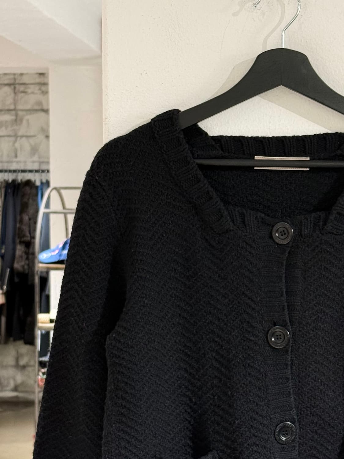 씨 바이 끌로에 블랙 라나울 블렌드 니트 가디건 상품이미지2