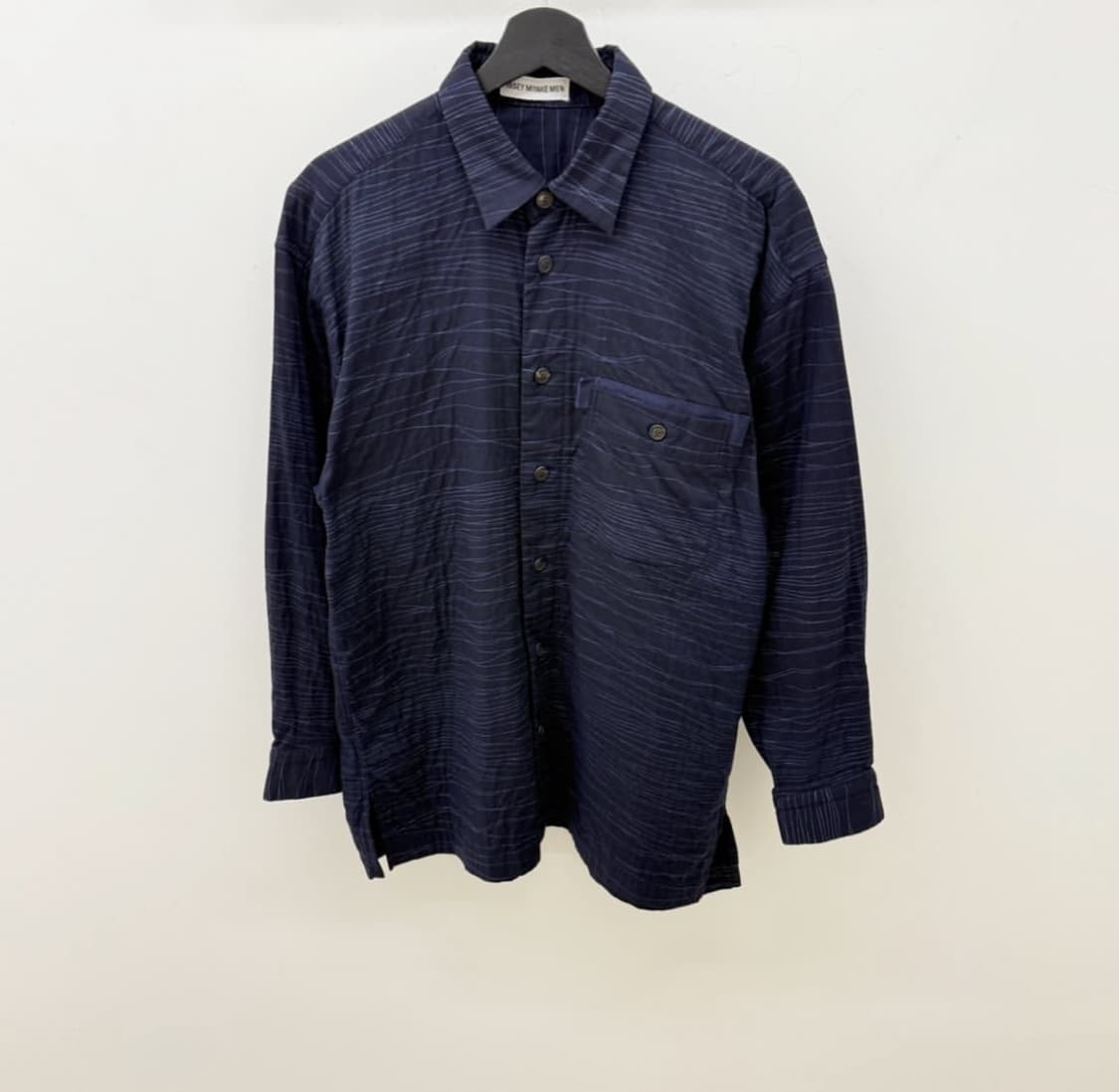 90s 이세이미야케 맨 스트라이프 셔츠 상품이미지1