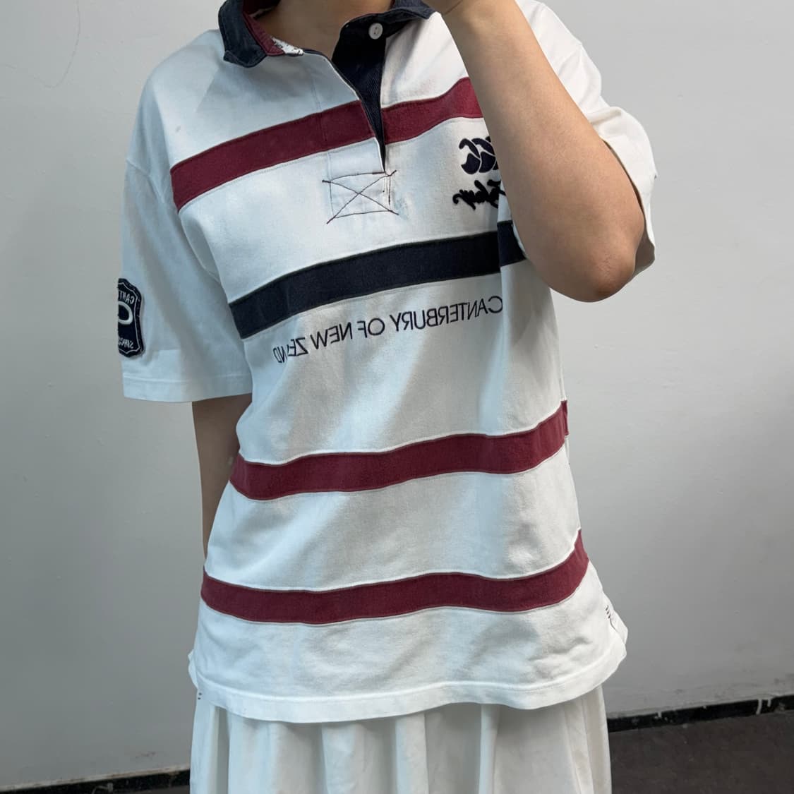 [3L] 캔터베리 오브 뉴질랜드 반팔 럭비티 상품이미지2