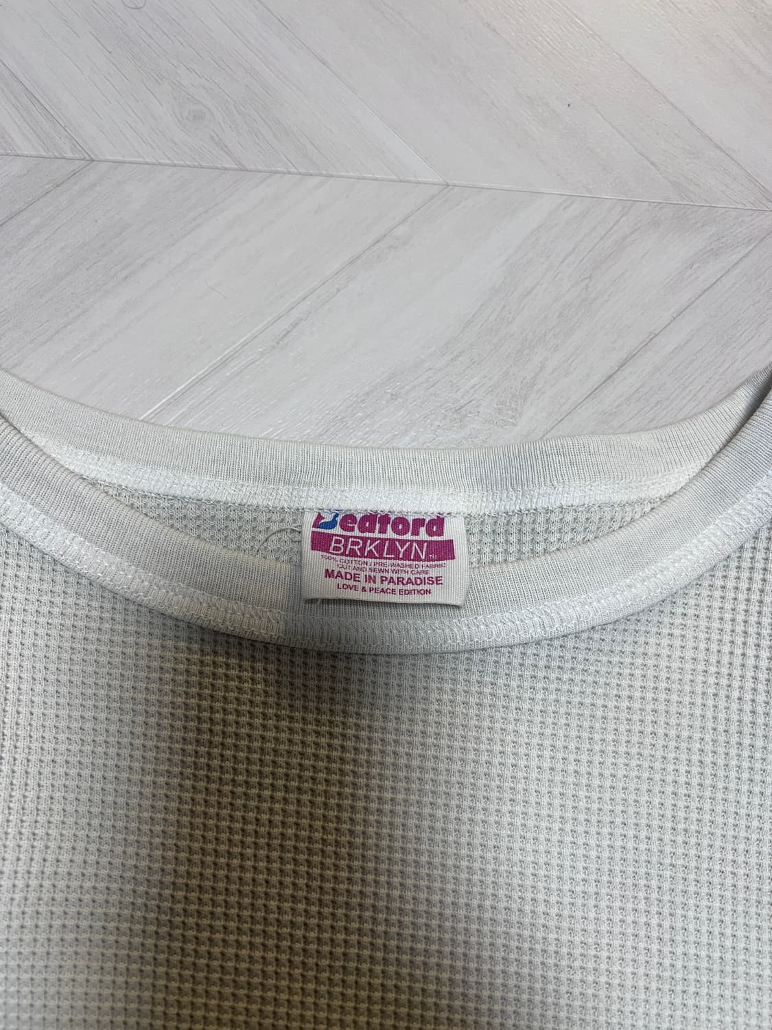 배드포드 브루클린 와플 롱슬리브 상품이미지3