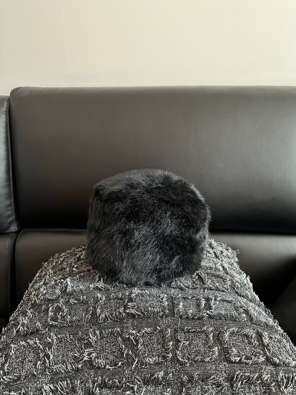 라세레모니 퍼 햇 (블랙컬러) 상품이미지1