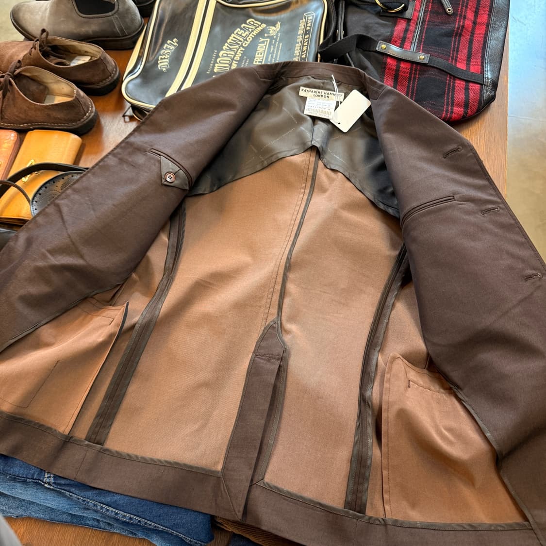 90 00S 캐서린 햄넷 4버튼 블레이저 자켓 M 상품이미지8