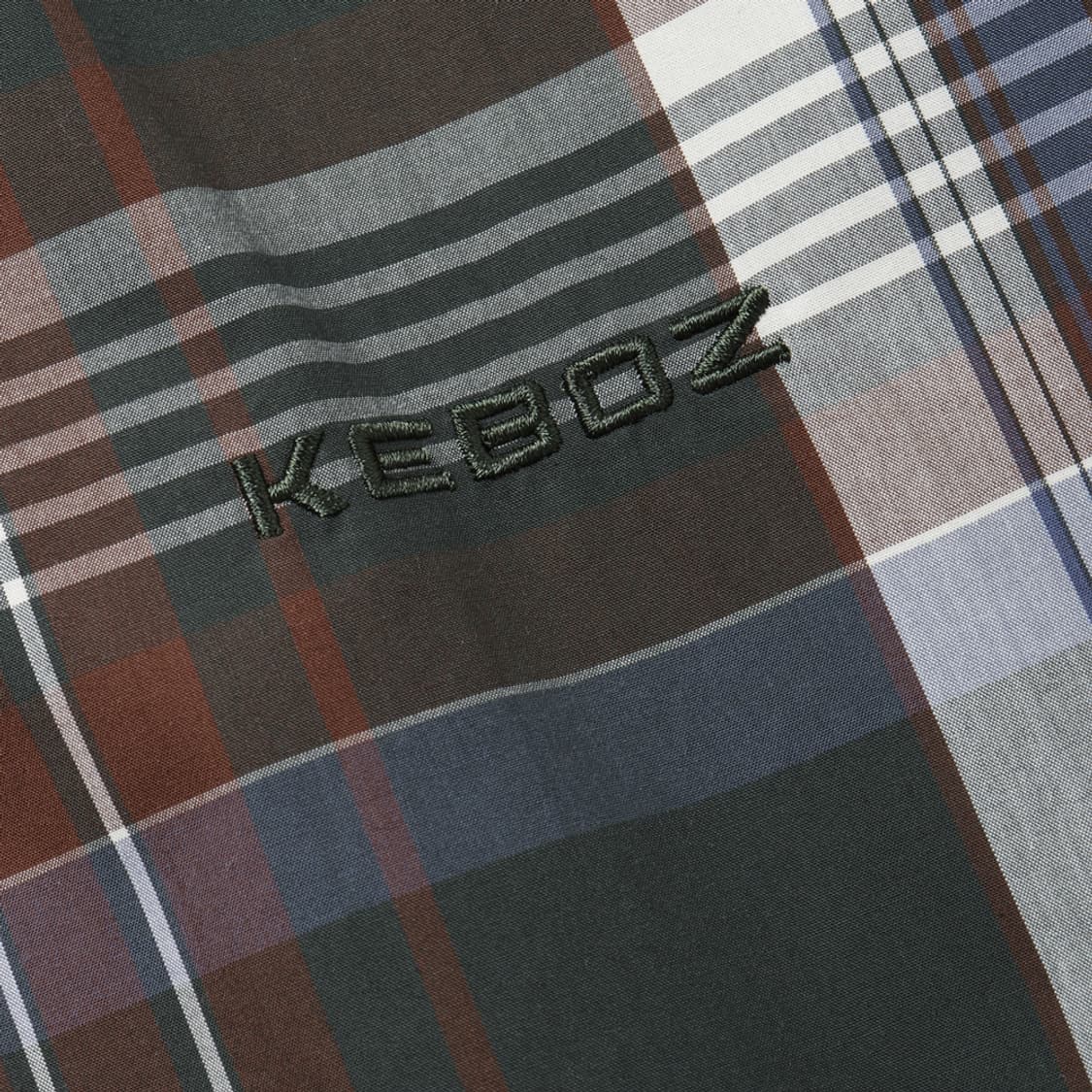 케보즈 KEBOZ Check Half Zip-up Hooded Shirt 상품이미지9