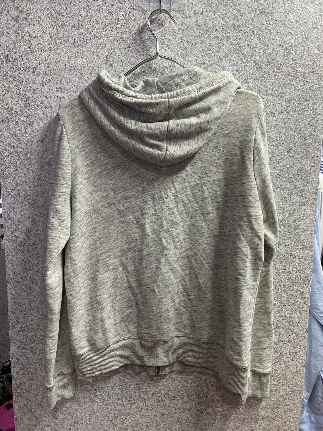 홀리스터 빅로고 멜란지 그레이 후드집업 B3415 상품이미지5