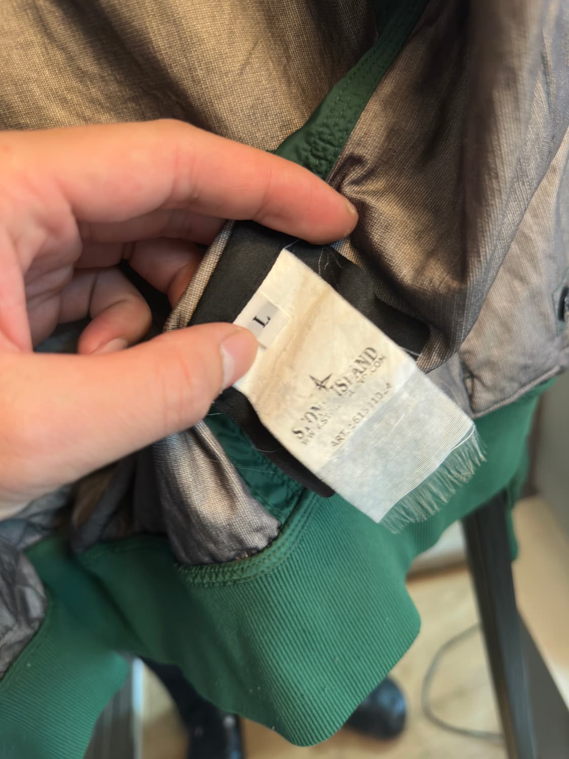 스톤아일랜드 그린 봄버 자켓 L (95-100) 상품이미지7