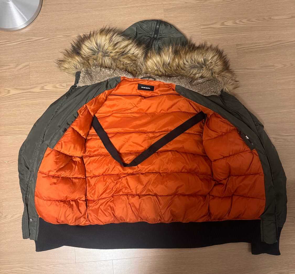 디젤 퍼 패딩 L 상품이미지3